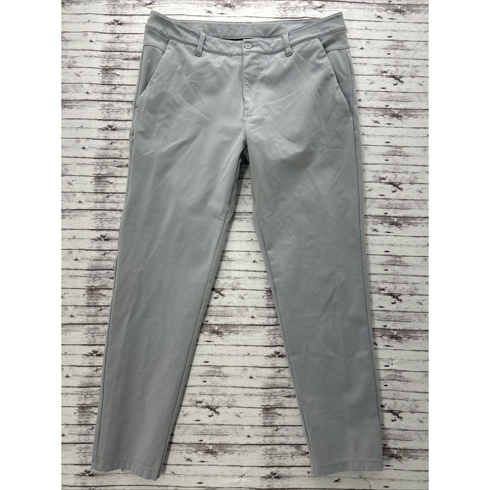 BYLT Premium Basics Everyday Pant 2.0 Mens XL 36x29 Gray Stretch Chino Straight